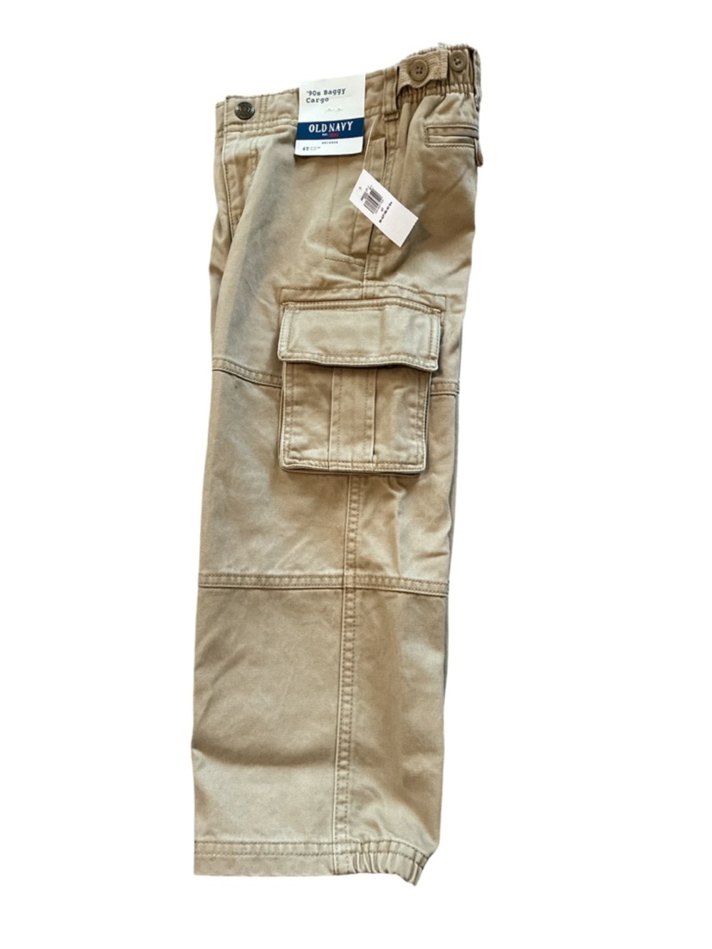Old Navy ‘90’s Baggy Tan Cargo Pants for Kids. Size 4T. - Picture 8 of 12